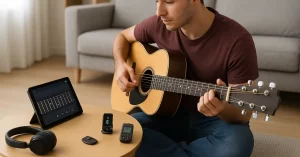 Aprender Violão com Tecnologia: Apps e Ferramentas de Hoje